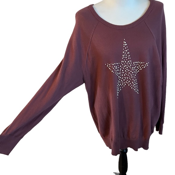 Torrid Pullover Knot Embellished Sweater Size 2 - Picture 6 of 10